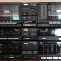 Trio sanyo, amplificatore nikko,giradischi sanyo,c