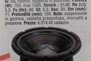 Subwofer Ciare cw330