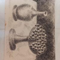 Saverio Gatto disegno natura morta