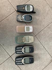 Nokia e altro 6 telefoni Vintage da collezionismo.