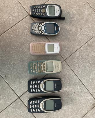 Nokia e altro 6 telefoni Vintage da collezionismo.
