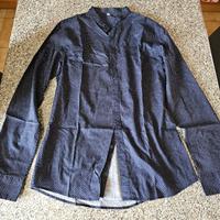 Camicia con colletto alla coreana