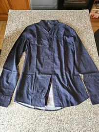 Camicia con colletto alla coreana