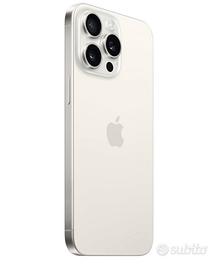 iPhone 15 Pro Max 256 GB Titanio Bianco