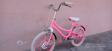 Bici bimba Dino rosa