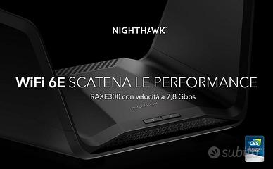 Netgear RAXE300-100EUS WiFi 6E Tri-Band Router