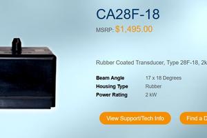 Trasduttore FURUNO 2kW