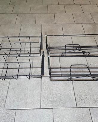 4 fioriere da balcone da 60 cm. regolabili