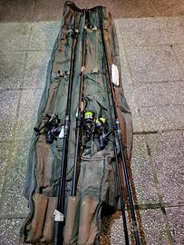 Set di 3 canne da’ carpfishing shimano