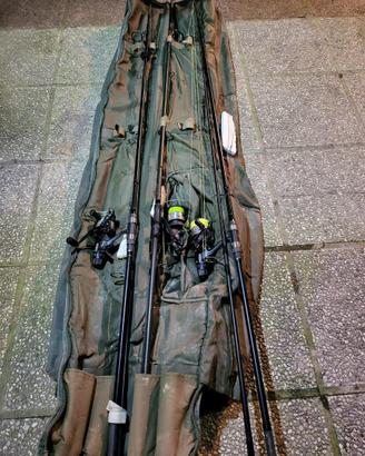 Set di 3 canne da’ carpfishing shimano