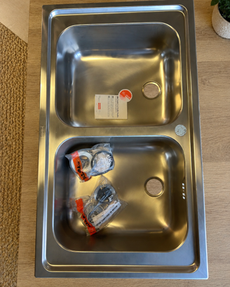 Lavello nuovo FRANKE in acciaio inox a 2 vasche