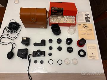 Pentax auto 110 set completo + altri accessori