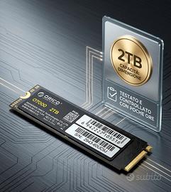 SSD Orico 2TB M2 - Nvme poche ore di vita, testato