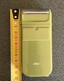 Rasoio elettrico da viaggio Braun vintage anni ‘70