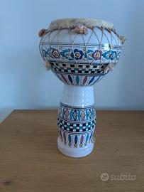 tamburo africano in ceramica primi 900