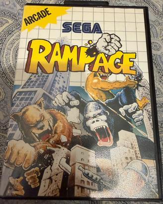 Sega Master System Rampage no manuale