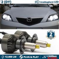 Lampade LED H7 per Mazda 2 DY Fari LENTICOLARI 90W