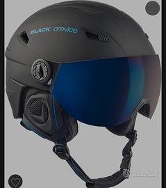 casco black crevice da sci/snowboard