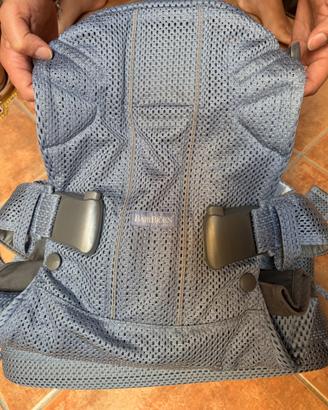 BABYBJÖRN Marsupio One Air, 3D Mesh, Blu Navy