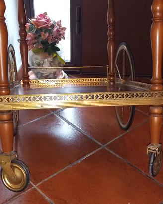carrello bar portavivande vintage