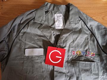 CAMICE MAGAZZINIERE ORIGINALE FIAT GRIGIO