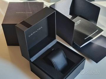 Scatola Box completa Orologio Hamilton 