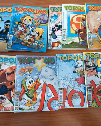 Lotto di 11 topolino anno 2004 