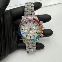 Orologio Cronografo Rainbow - Iced Out - Pietre Mu