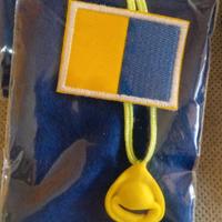 collane tortellini con toppa ricamata fatte a mano