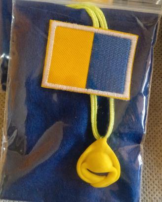 collane tortellini con toppa ricamata fatte a mano