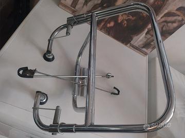 Portapacchi anteriore vespa d'epoca gtr et3 rally 