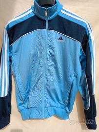 Felpa Tuta Adidas Azzurra, Uomo Taglia S/M , Nuova