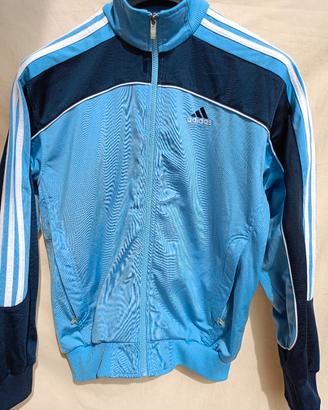 Felpa Tuta Adidas Azzurra, Uomo Taglia S/M , Nuova