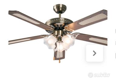 Lampadario ventilatore da soffitto
