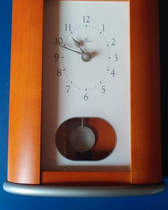 OROLOGIO QUARZO  A PENDOLO IN LEGNO 