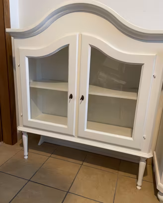 Credenza / Vetrina Shabby Chic in legno