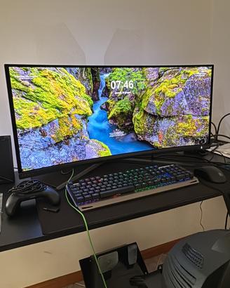 Monitor Oled Gaming Philips Evnia 34 Pollici 21:9