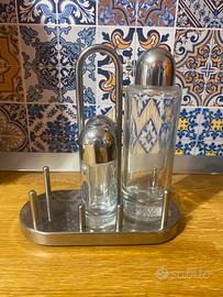 set oliera incompleta alessi inox acciaio