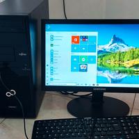 PC fisso Fujitsu Intel G1840 GHz-2.8  USB-3.0 4Gb.