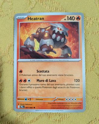 Carta Pokémon Heatran 007/084 RARA