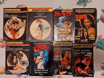 7 libri SAS Malko Linge - Segretissimo, autore Ger