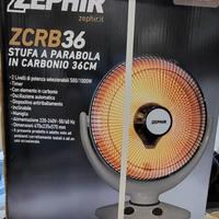 Zephir, Stufa Elettrica Oscillante 900W Carbonio