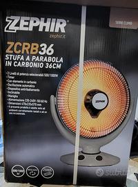 Zephir, Stufa Elettrica Oscillante 900W Carbonio