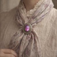 Antica spilla e clip placcata argento anni ‘30