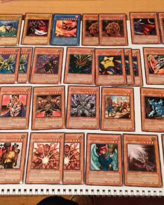 lotto carte rare Yu-Gi-Oh 