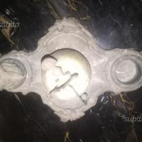 Campanello albergo con calamaio - antiquariato