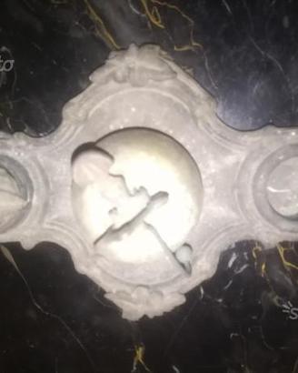 Campanello albergo con calamaio - antiquariato