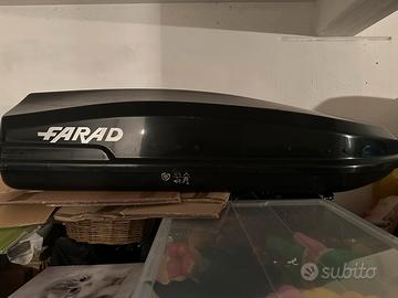 Box tetto auto - porta sci - con barre