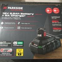 Kit batteria e caricabatteria 12v parkside 
