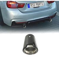 TERMINALE SCARICO BMW LOOK M IN CARBONIO TONDO